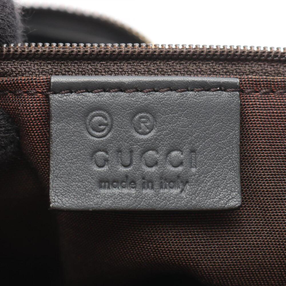 GUCCI Gray Leather Shoulder Bag - Picture 4 of 8